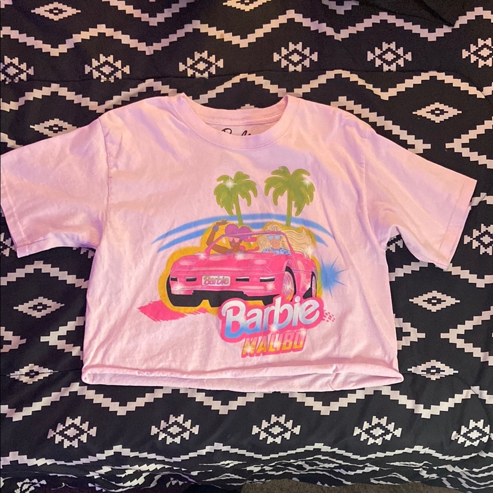 Barbie Kids Pink Graphic T-Shirt